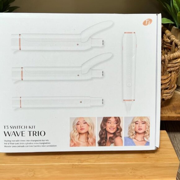 Switch Kit Wave Trio Interchangeable Curling Iron With 3 Barrels - Picture 8 of 9